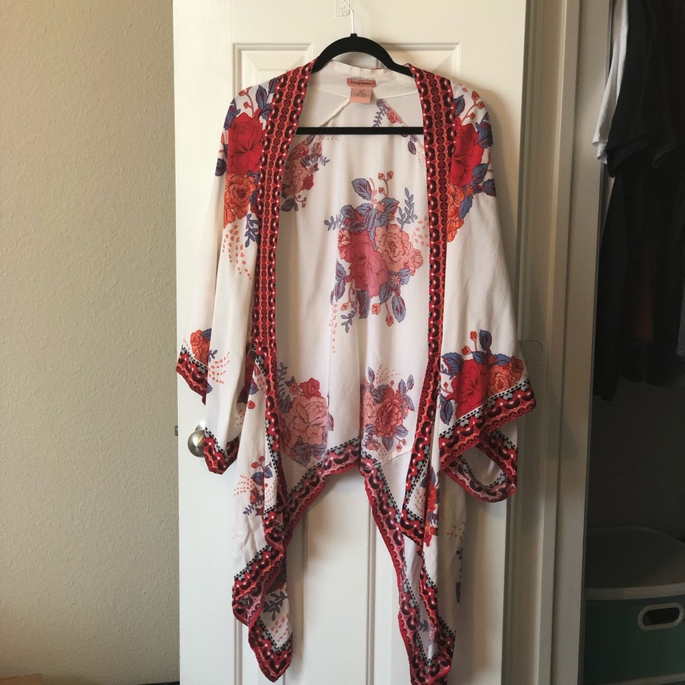 Floral kimono.